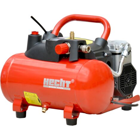 Kompressor HECHT 20171 mit 6 l Tank 67 dB Flüsterkompressor
