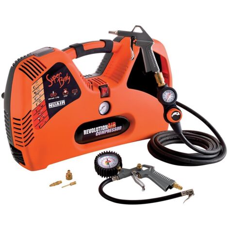 Kompressor - ölfrei - super boxy - 2 l / 1,5 hp / 8 bar
