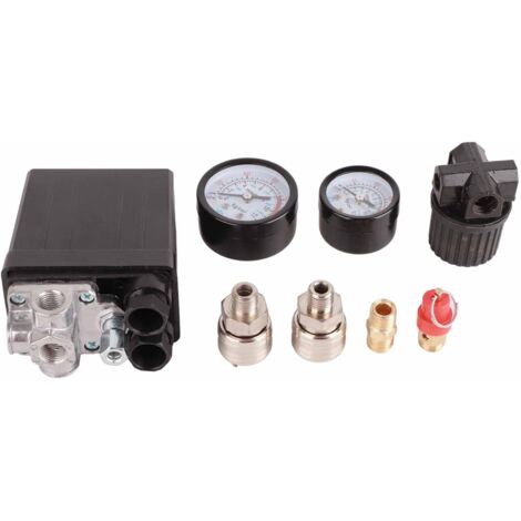 Kompressordruckschalter – 1/4-Zoll-Regler – 90–120 PSI, 220 V