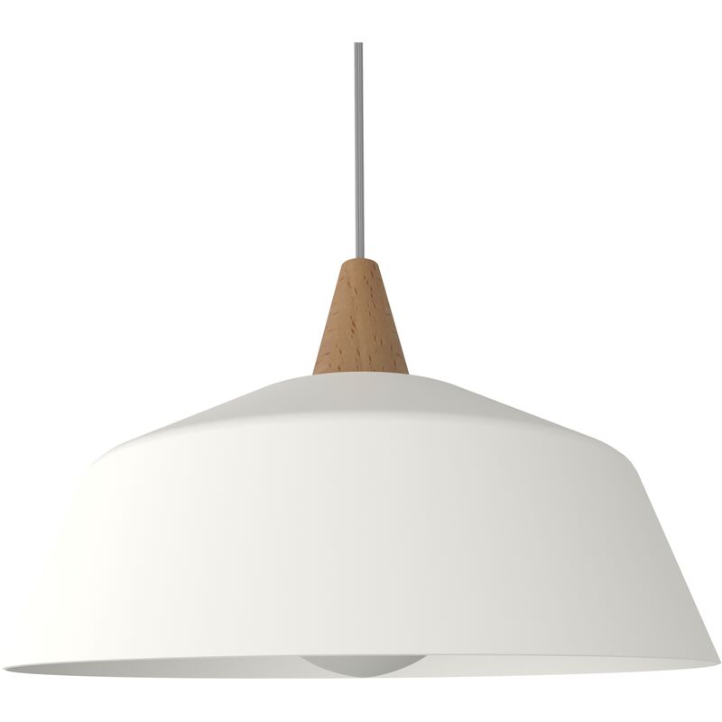 Kon Sospensione, 1X E27, max 42W, metallo, bianco