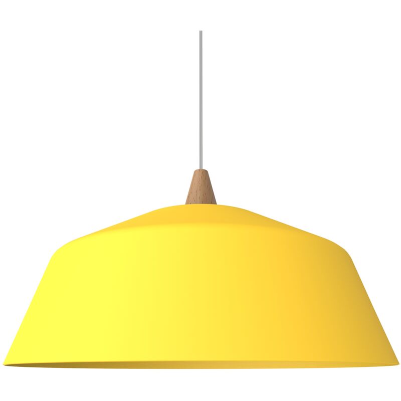 Image of Kon Sospensione, 1X E27, max 42W, metallo, giallo, D.50cm - Lumicom