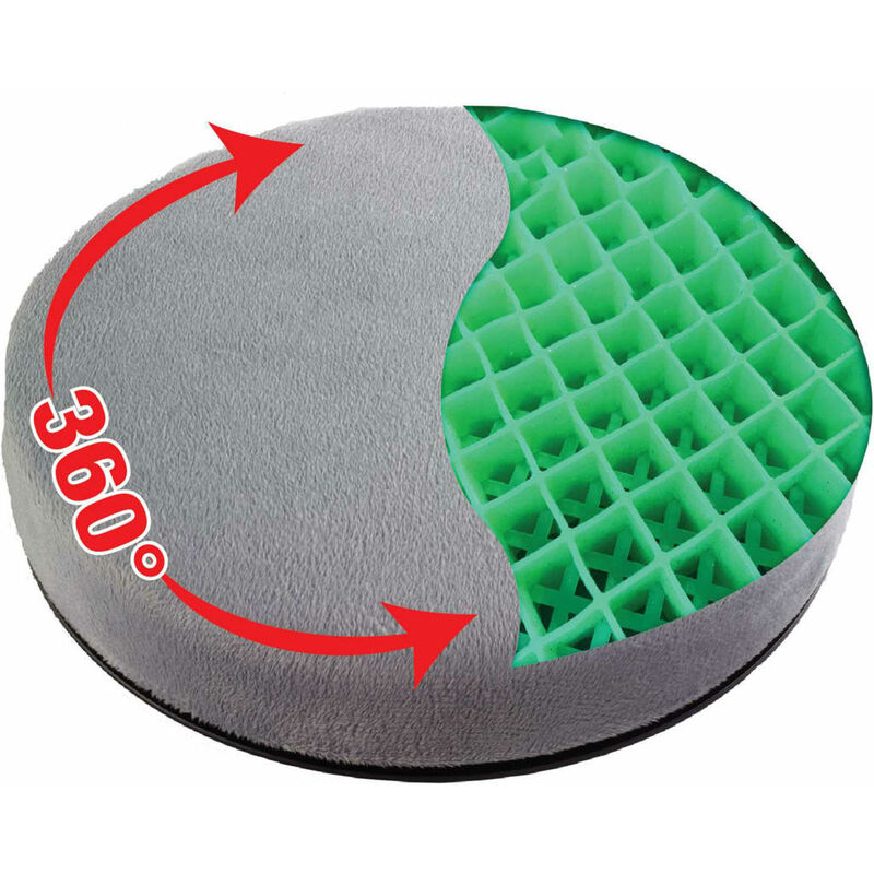 

Cojín de apoyo giratorio Comfort 360° - Gris - Konbanwa
