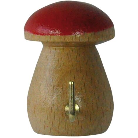 Koncreto Appenditutto Adesivo Legno 1 Pos. 'Fungo' 1 Pos. Pz 2 In Blister.
