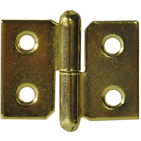 Koncreto Cerniera Paumelle Mm 50 Dx Pz 2  Ottonata In Blister.