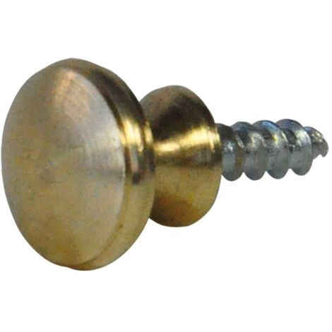 Koncreto Pomolo Pomolino Per Cofanetti Mm 12 Pz2 Ottonati In Blister.