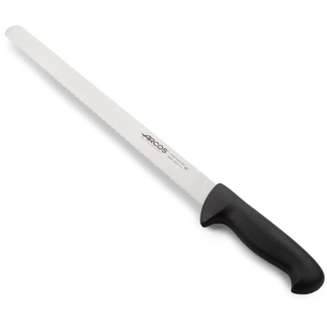 Konditormesser Arcos Farbe - Prof  293625  in Nitrum Edelstahl und mango ergonomisches schwarzes Polypropylen und 35 cm Klinge, Vitrine