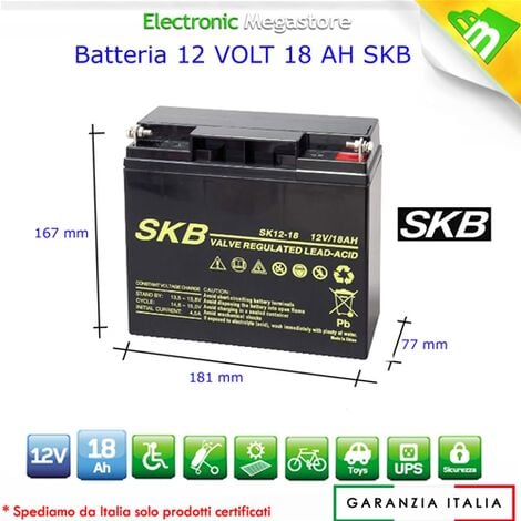 Batteria 12v 18ah