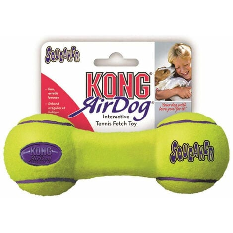 Kong air dog squeaker dumbbell gioco cane misura: small