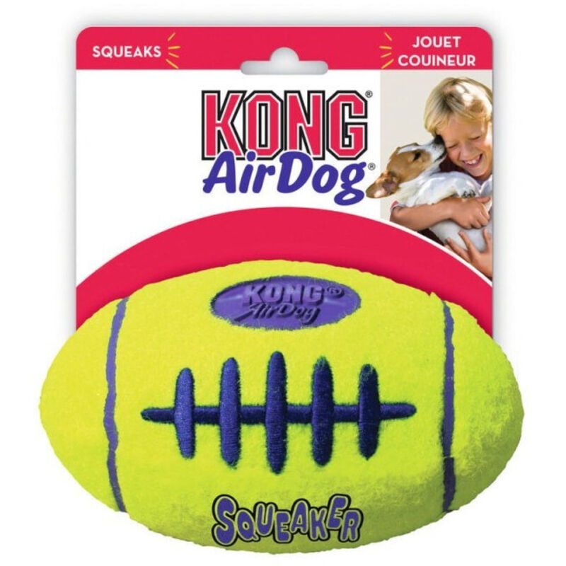 Kong Airdog Squeaker Football Small – Hundespielzeug