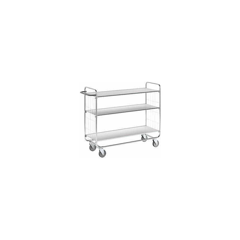 122348 Carrello a ripiani zincato a fuoco