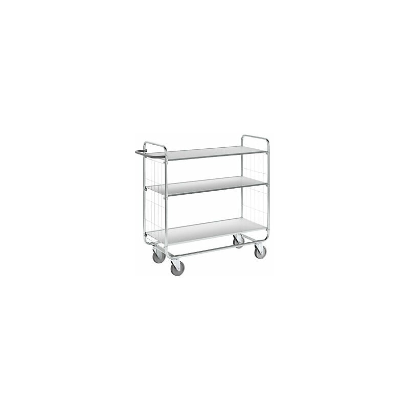 122345 Carrello a ripiani zincato a fuoco