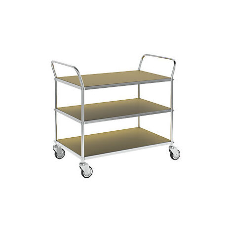 Kongamek  Carrello a ripiani ESD  4 rotelle pivottanti  3