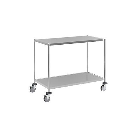 Kongamek  Carrello a ripiani in acciaio inox  saldato  lungh x