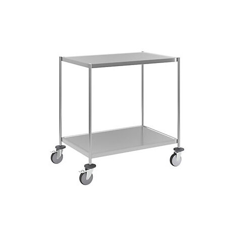 Kongamek  Carrello a ripiani in acciaio inox  saldato  lungh x