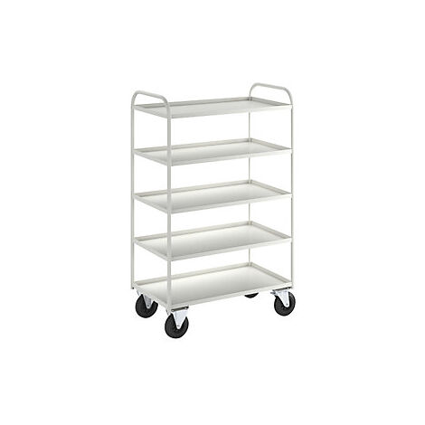 Kongamek  Carrello a ripiani KM41  5 ripiani con alzatina 