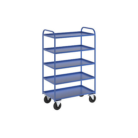 Kongamek  Carrello a ripiani KM41  5 ripiani con alzatina 