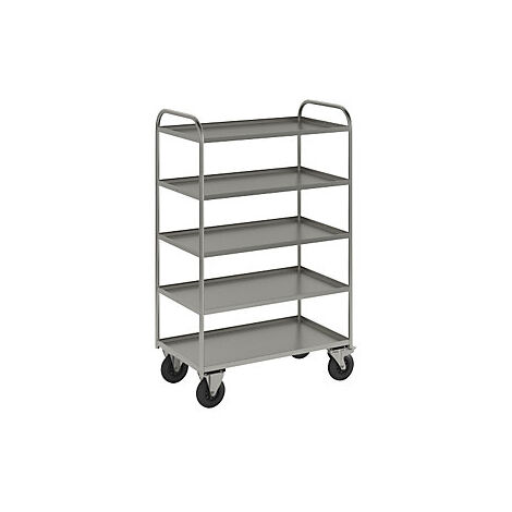 Kongamek  Carrello a ripiani KM41  5 ripiani con alzatina 