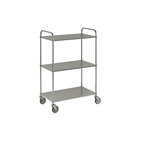 Kongamek  Carrello a ripiani leggero  altezza 1445 mm  con 3