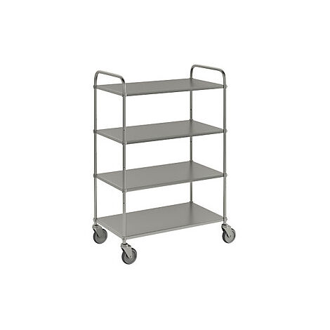 Kongamek  Carrello a ripiani leggero  altezza 1445 mm  con 4