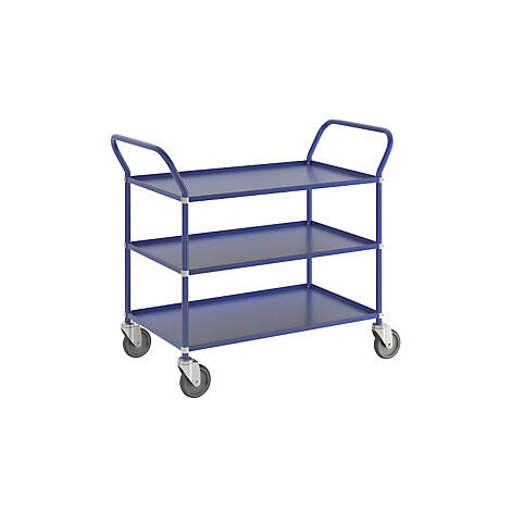 Kongamek  Carrello a ripiani leggero  altezza 940 mm  con 3