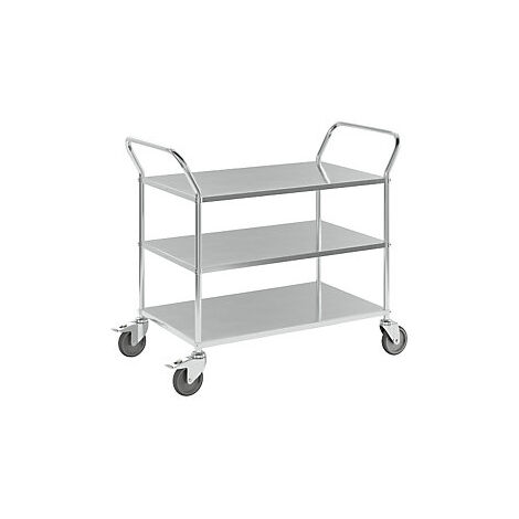 Kongamek  Carrello a ripiani leggero  altezza 940 mm  con 3