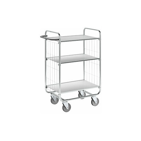 Kongamek  Carrello a ripiani zincato a fuoco  3 ripiani  lungh