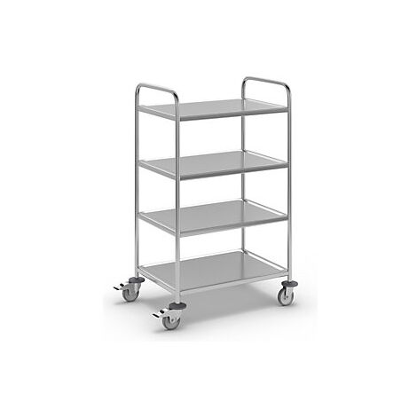 Kongamek  Carrello di servizio in acciaio inox  lungh x largh x