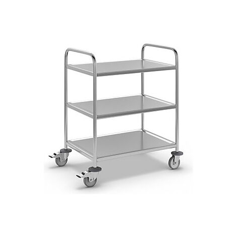 Kongamek  Carrello di servizio in acciaio inox  lungh x largh x