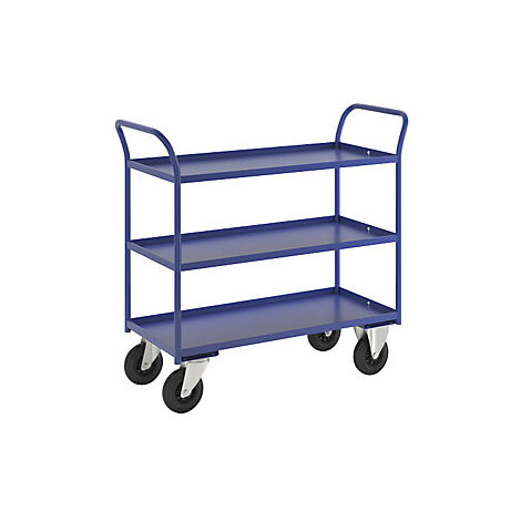 Kongamek  Carrello di servizio KM41  3 ripiani con alzatina 