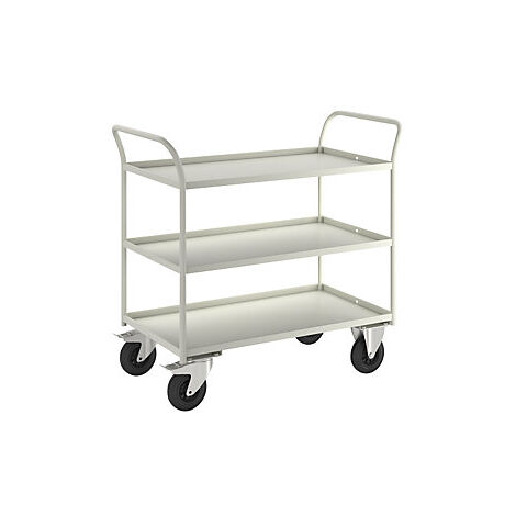 Kongamek  Carrello di servizio KM41  3 ripiani con alzatina 