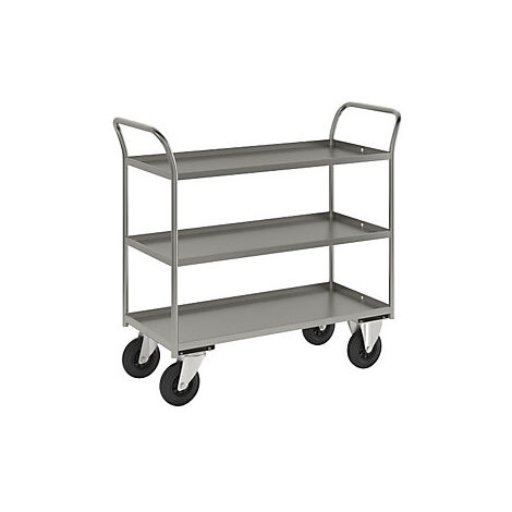 Kongamek  Carrello di servizio KM41  3 ripiani con alzatina 