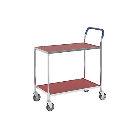 Kongamek  Carrello di servizio KOMFORT  ripiani rossi  lungh x