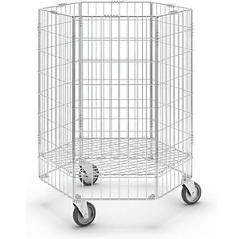 Kongamek  Carrello in griglia metallica  esagonale  alt x