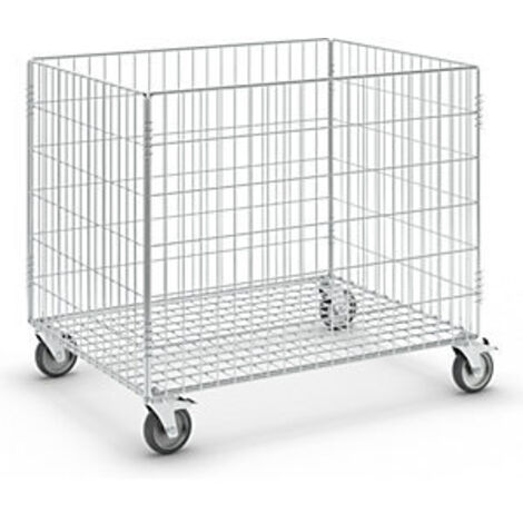 Kongamek  Carrello in griglia metallica  zincato  alt x largh