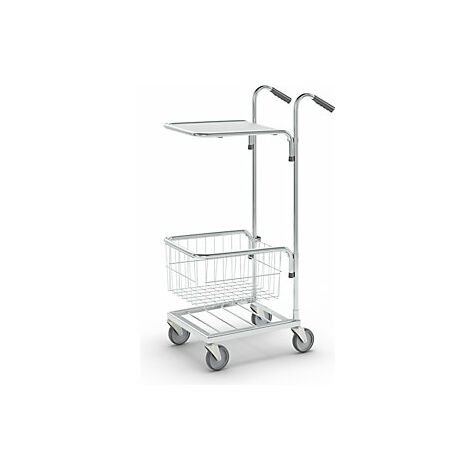 Kongamek  Carrello per piccoli trasporti  1 ripiano  1 cesto 