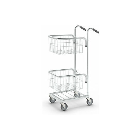 Kongamek  Carrello per piccoli trasporti  2 cesti  portata 35