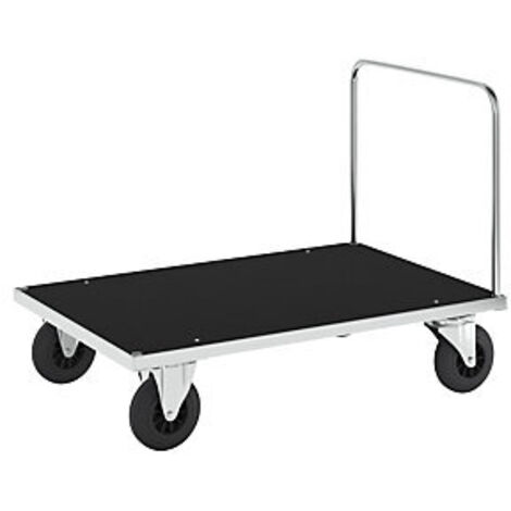Kongamek  Carrello zincato a pianale  1 impugnatura  lungh x
