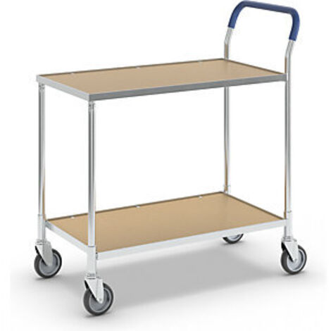 Kongamek Tischwagen ohne Bremse mit 760x430mm Ladefläche in Bucheoptik