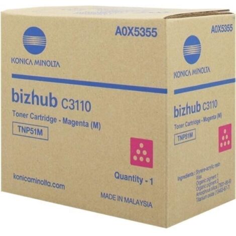 Konica-minolta tnp51 a0x5355 toner original magenta