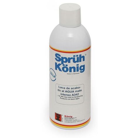 KONIG spray laca aluminio agua mate intenso 400ml. , 0UNIDADES