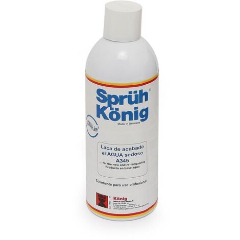 KONIG spray laca aluminio agua satinada 400ml. , 0UNIDADES