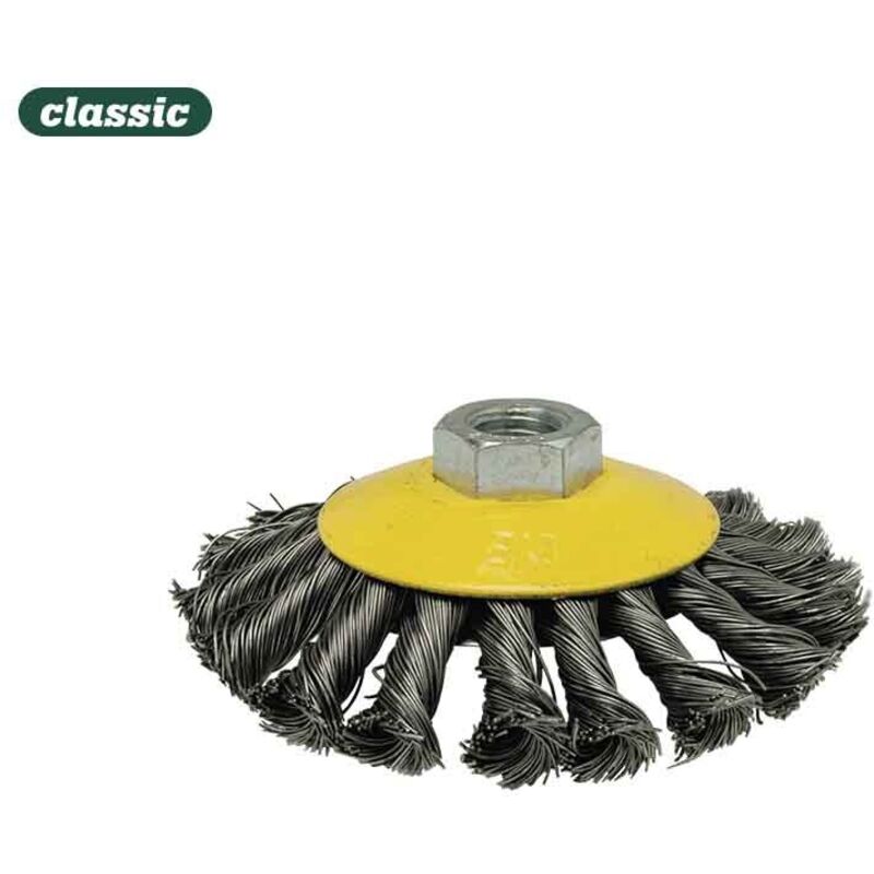 Image of Konische gedrehte Drahtbürste Ø100mm FHR100 Mota