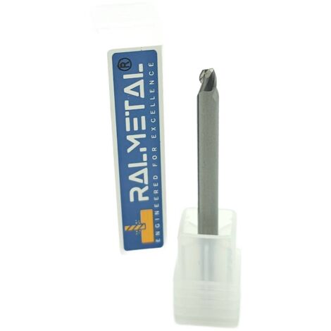 Konischer Vollhartmetall-Fräser für Flachmatrize D2 x 20° x D4 x 50 mm, 45 HRC, poliert