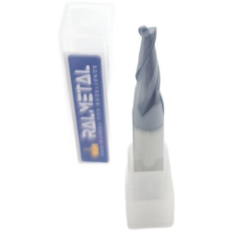 Konischer Vollhartmetall-Fräser für Flachmatrize D4 x 1° x 15 x D6 x 50 mm AlTiN 45 HRC