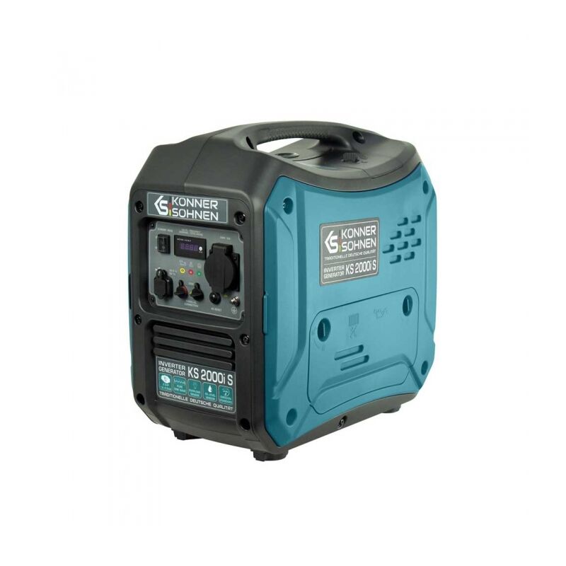 Groupe électrogène anti-bruit inverter 2000W, autonomie 6h - Könner Söhnen ks 2000i s