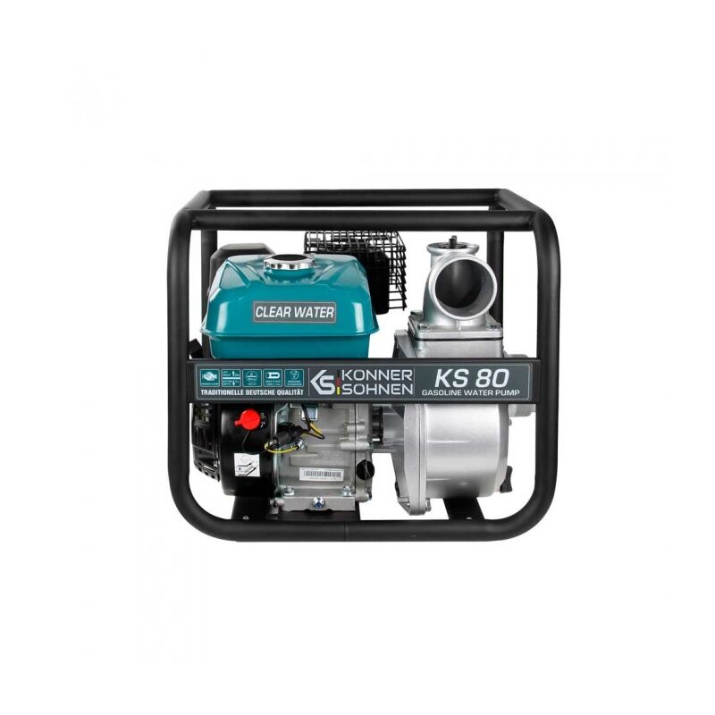 Könner&söhnen - Motopompe eaux claires 3 pouces moteur puissant 212cc 60000L/h Könner Söhnen ks 80