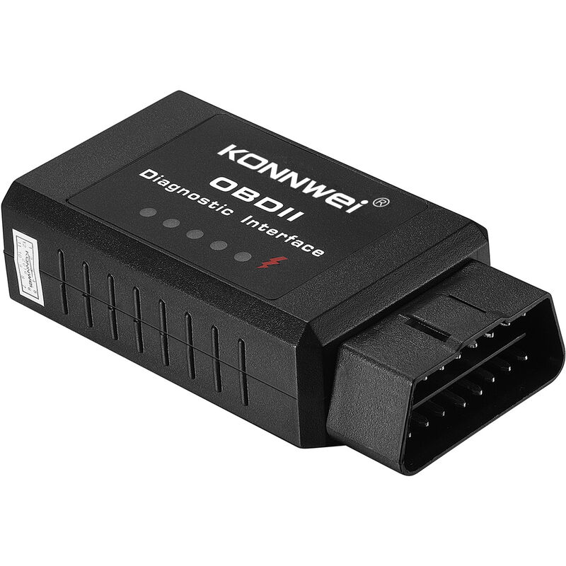 

Konnwei EML327 BT 3.0 OBDII Adaptador de escaner de codigo automatico Herramienta de escaneo Herramienta de prueba de diagnostico de errores KW910