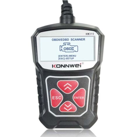 KONNWEI KW310 V310 V309 MS309 Scanner per schede di lettura guasti auto Nero
