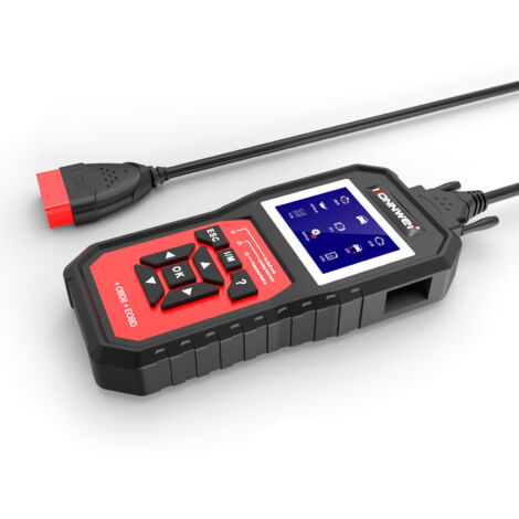 KONNWEI KW460 Strumento diagnostico scanner OBDⅡ per tutti i sistemi con 11 funzioni speciali abbinamento batteria, controllo DPF, SAS, programmazione iniettore carburante, sostituzione abbinamento ac