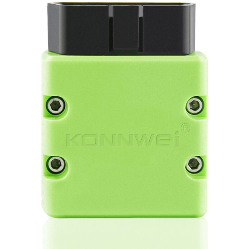 Konnwei - KW902 Mini bt 4.0 Wireless obd-ii Car Auto Diagnostic Scan Tools Car Detector Tester Scanner for ios Android System,Green - Green